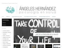 Tablet Screenshot of angeleshernandez.com